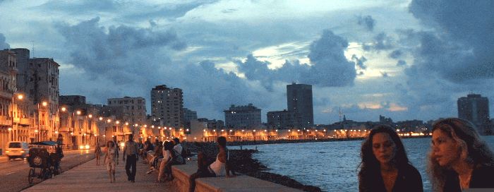 The famous Malecon Sea Wall